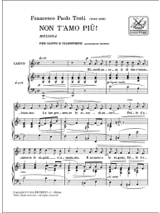 Non T'amo Piu - Francesco Paolo Tosti - Partition - Mélodies